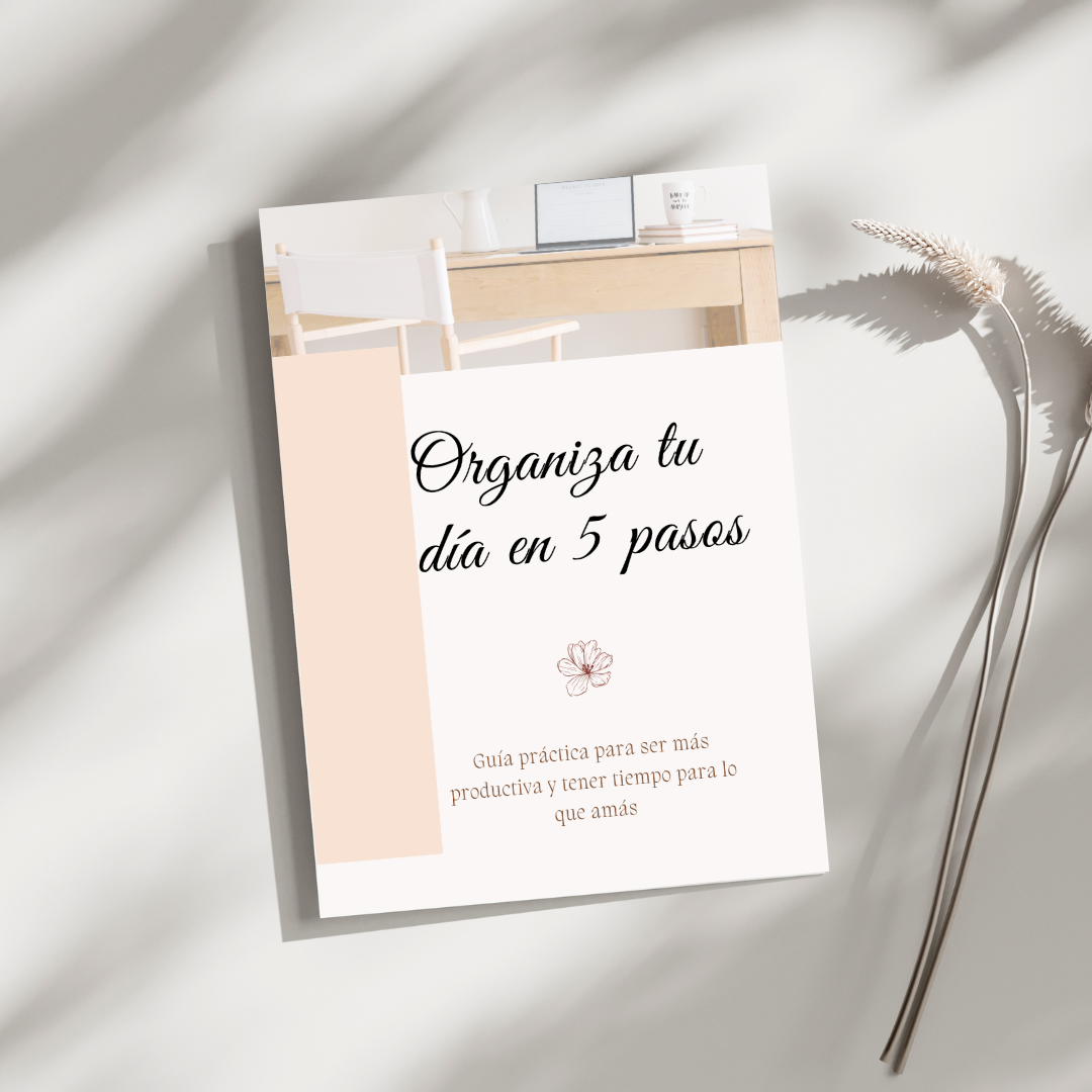Ebook: Organiza tu día en 5 pasos